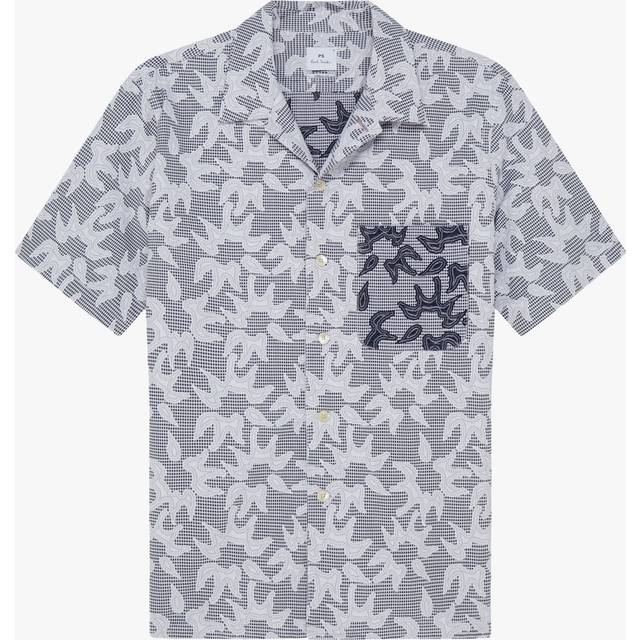 Paul Smith Casual Fit Short Sleeved Shirt Navy