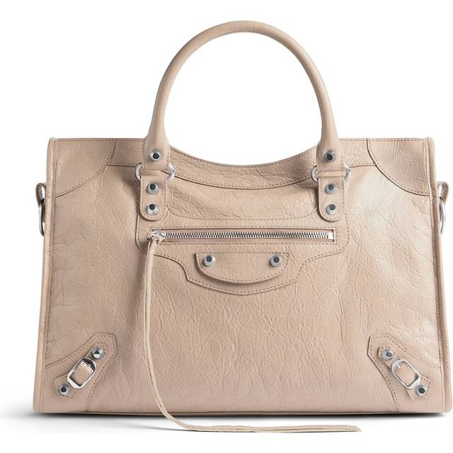 Balenciaga Le City Medium Bag - Beige - Women's - Lambskin