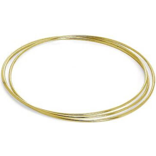 Gold Plated Sterling Silver Maidens Triple Russian Bangle