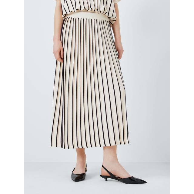 MAX MARA WEEKEND FINANZA ECRU MIDI SKIRT