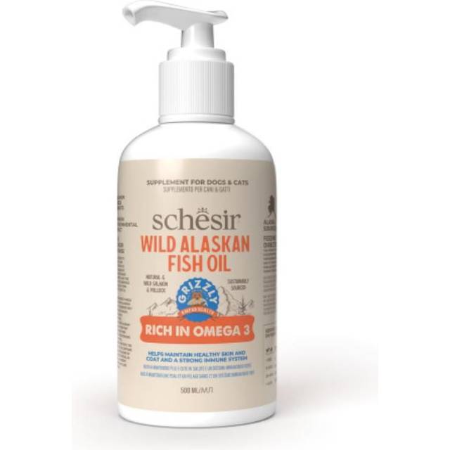 Schesir Wild Alaskan Fiskolja (500 ml)