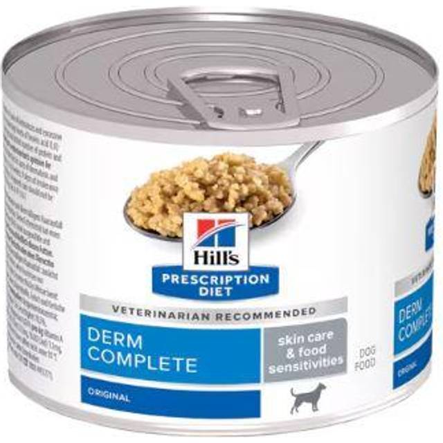 Prescription Diet Derm Complete Våtfoder i Burk till Hund - 12 x 200 g