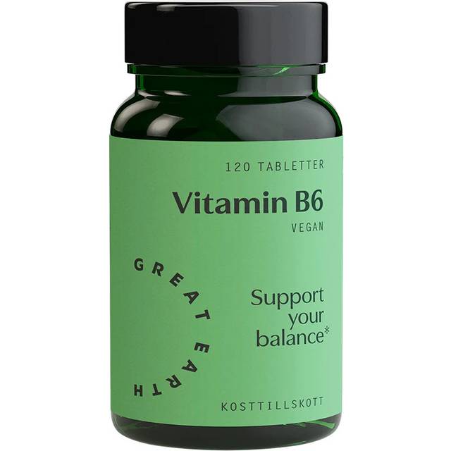 Great Earth Vitamin B6 12 mg 120 tabletter