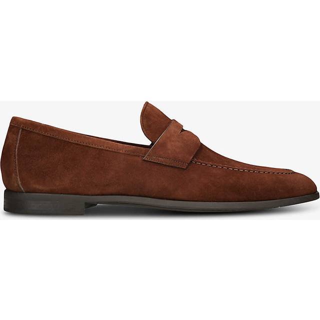 Magnanni Suede Aston Loafers - Brown - 41