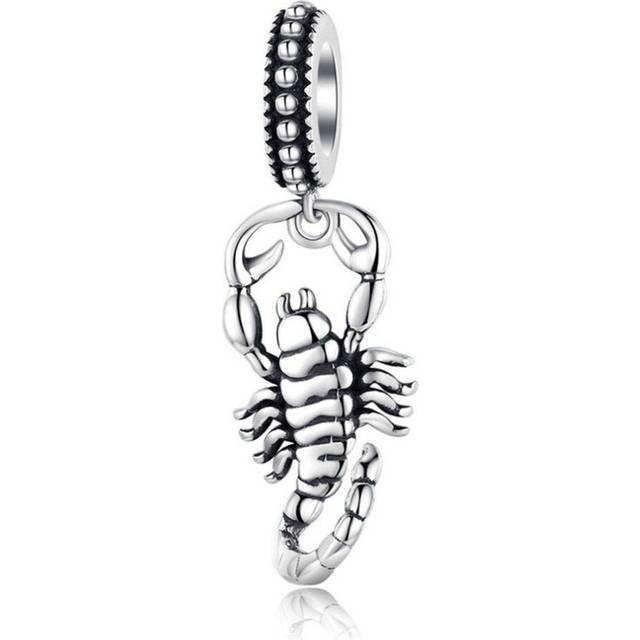 Scorpio Constellation Pendant Charm Silver plating  Design Jewelry Fit Bracelet or Necklace