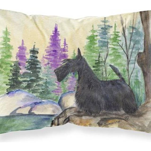 """""Caroline's Treasures SS8101PILLOWCASE Scottish Terrier Moisture Wicking Fabric Standard Pillowcase  Large  Multicolor"""""