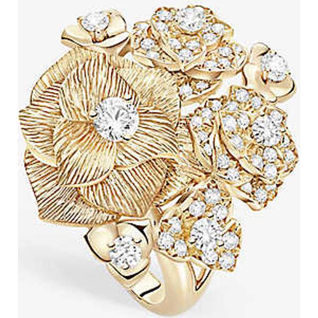 Piaget Womens Rose Gold 18ct Rose-gold and 0.64ct Brilliant-cut Diamond Ring 51mm - ROSE GOLD