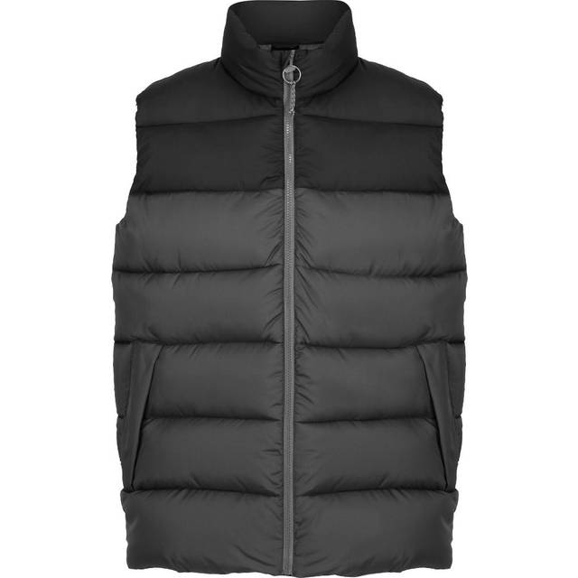 Regatta Professional Mens Vintage Puffer Bodywarmer Seal Grey Black, Size: M