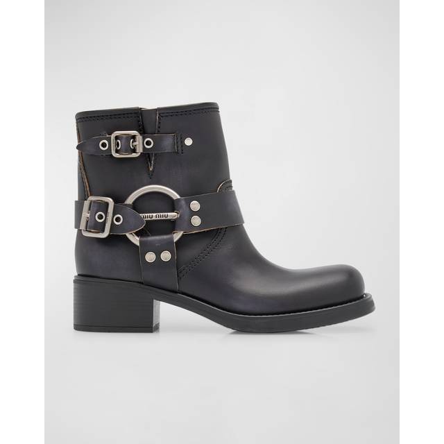Bottines en cuir - Noir - 41
