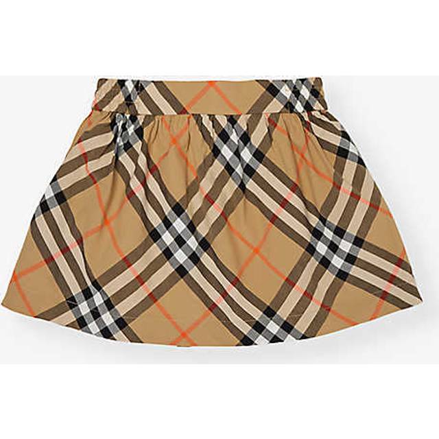 Burberry Baby Beige Check Cotton Skirt - Sand Ip Check - 2Y