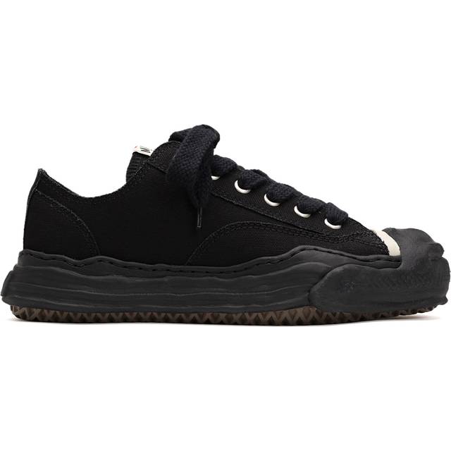 Maison Mihara Yasuhiro Hank Og Sole Low Canvas Sneaker (Black - 44) - Size 44
