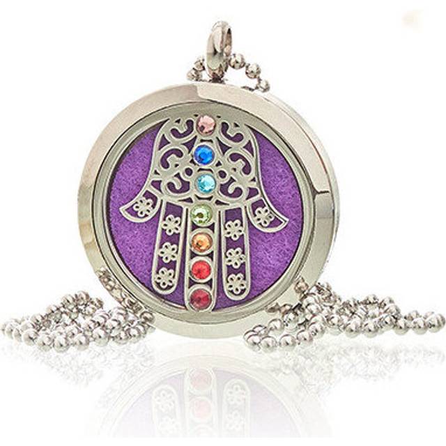 Aromatherapy Jewellery Necklace - Hamsa Chakra - 30mm
