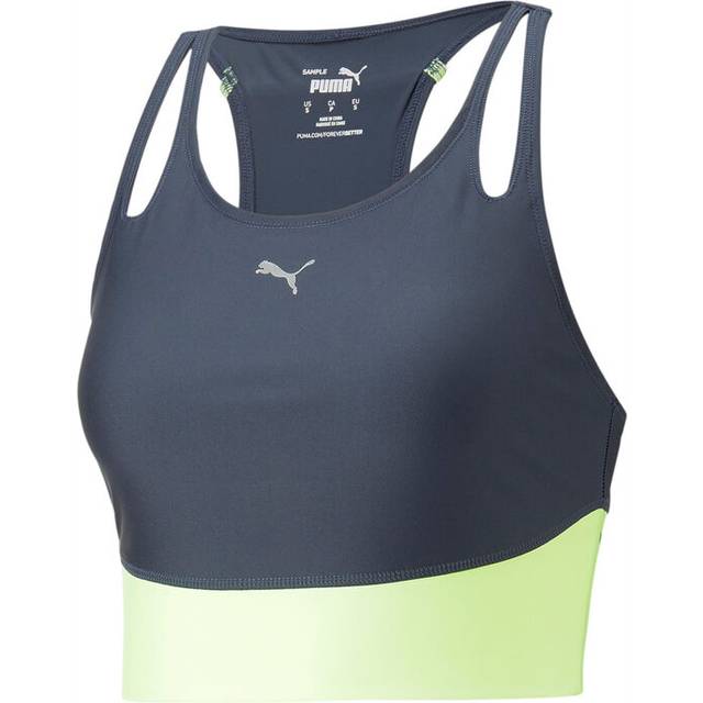 Puma Run Ultraform Crop Sports Bras Women blue