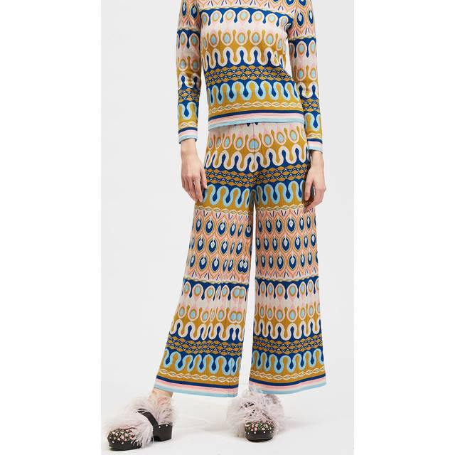 LaDoubleJ Palazzo Pants (knit) - Woman Ldj Archive Rio Rosa Xl