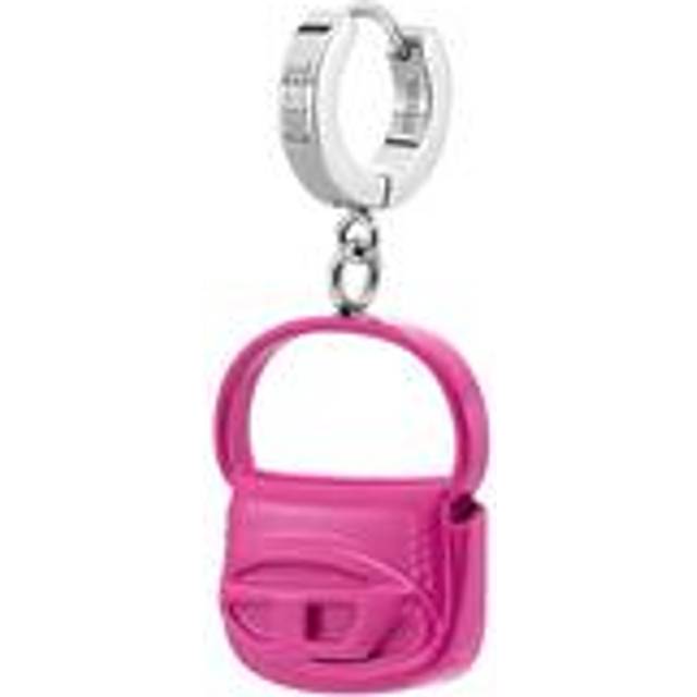 Diesel - Boucle d'oreille pendante en acier inoxydable rose - Boucles d'oreilles - Mixte - Rose