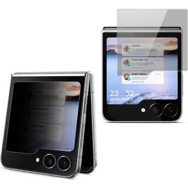 Samsung Galaxy Z Flip6 Imak Privacy Heltäckande Härdat Glas Skärmskydd - 9H