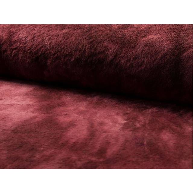 Deadstock Fantasy Faux Fur Fabric Bordeaux