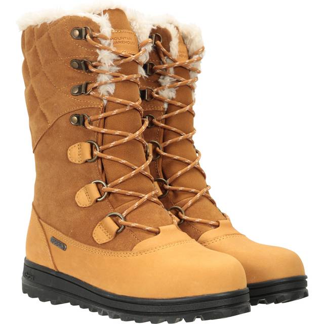 Mountain Warehouse Vostock Womens Vibram Snow Boots - Brown - Brown - Size: 4