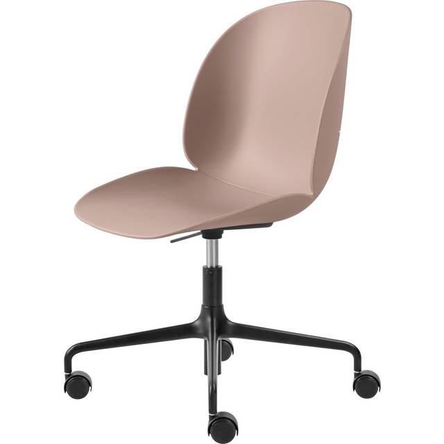 GUBI Beetle Meeting Chair office chair Sweet pink-black