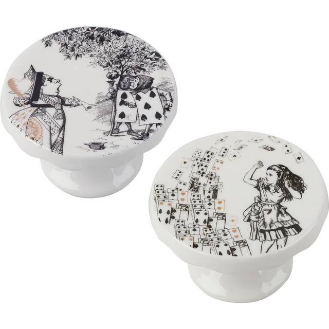 Victoria And Albert Alice In Wonderland Set of 2 Mini Cake Pedestals