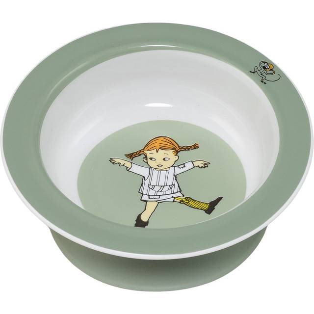 Rätt Start Pippi Cirkus suction cup plate Ø15.5 cm Pink