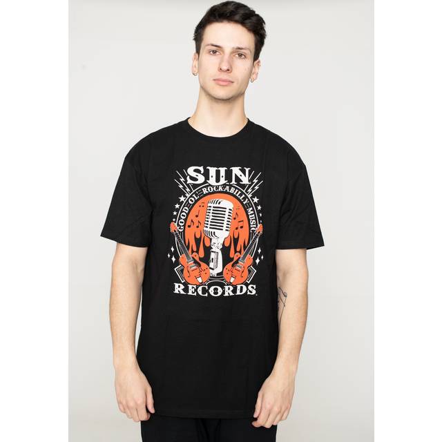 Steady Clothing - Rockabilly Music Black - T-Shirt - black - XL - 100% Cotton,Jersey