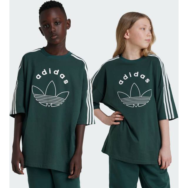adidas Originals Junior Outline T-Shirt - Green - Size L/B