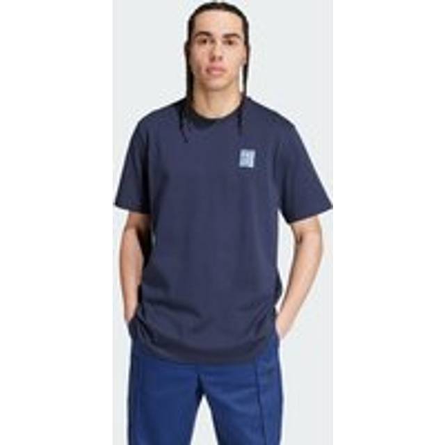 '24-'25 Ajax SZN Graphic Tee (Legend Ink) Men's Navy Polyester Made By: Adidas