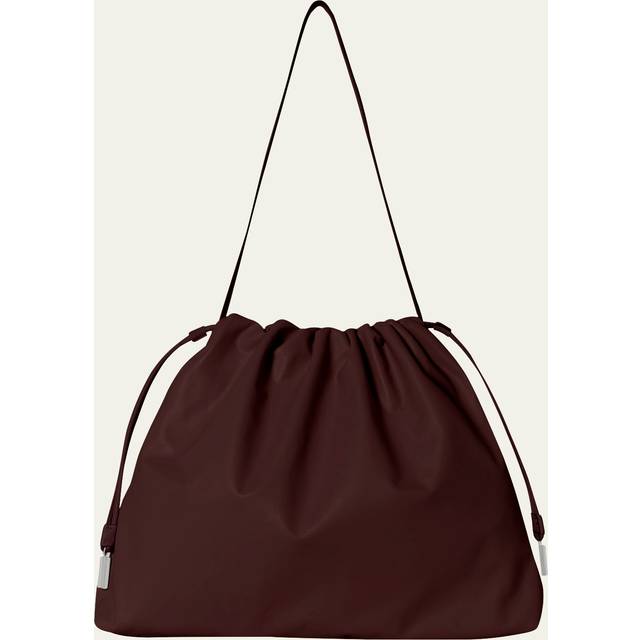 The Row Womens Dark Brown Pld Angy Leather Shoulder Bag