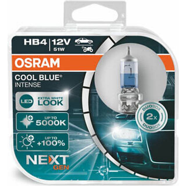 2x Hb4 9006 Osram Cool Blue Intense Next Generation Bulbs Headlights