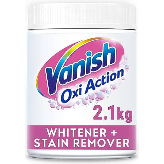 Vanish Oxi Action Laundry Whitener and Stain Remover Powder for Whites 2.1Kg, for Whiter Whites (Packaging May Vary)