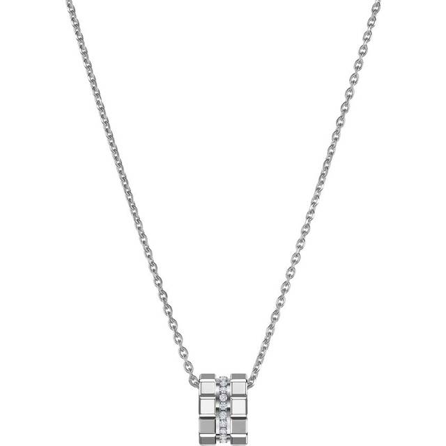 Chopard White Gold and Diamond Ice Cube Necklace - One size