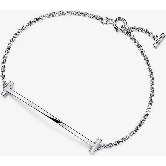 Mens Tiffany & Co Tiffany T Smile 18ct White-Gold Bracelet