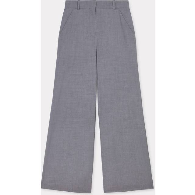Kenzo, Byxor, Dam, S, Bomull, Pressade Byxor - gray (S)