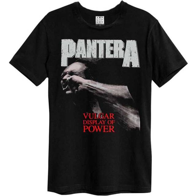 (S, Black) Amplified Unisex Adult Vulgar Display Of Power Pantera T-Shirt