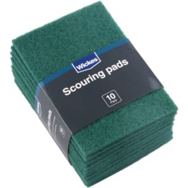 Green Scouring Pads - Pack of 10