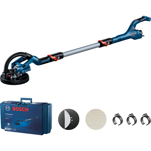 Bosch - Professional gtr 55-225 Drywall Sander 550W 215mm 110v + Accessories +Case