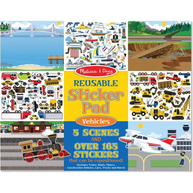 Reusable Sticker Pad - Vehicles