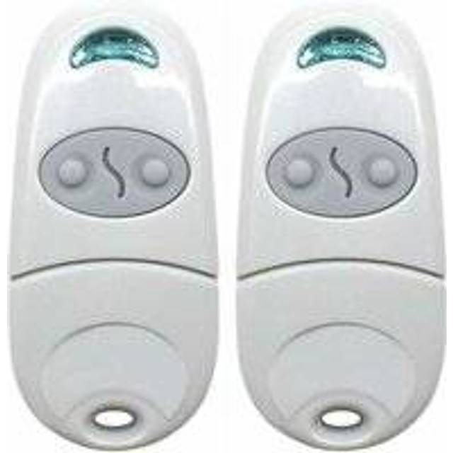 AlwaysH (2, White)Universal Gate Remote Control, Garage Door Opener Remote, Portable Key Transmitter, Garage Door Remote Control for Came Top