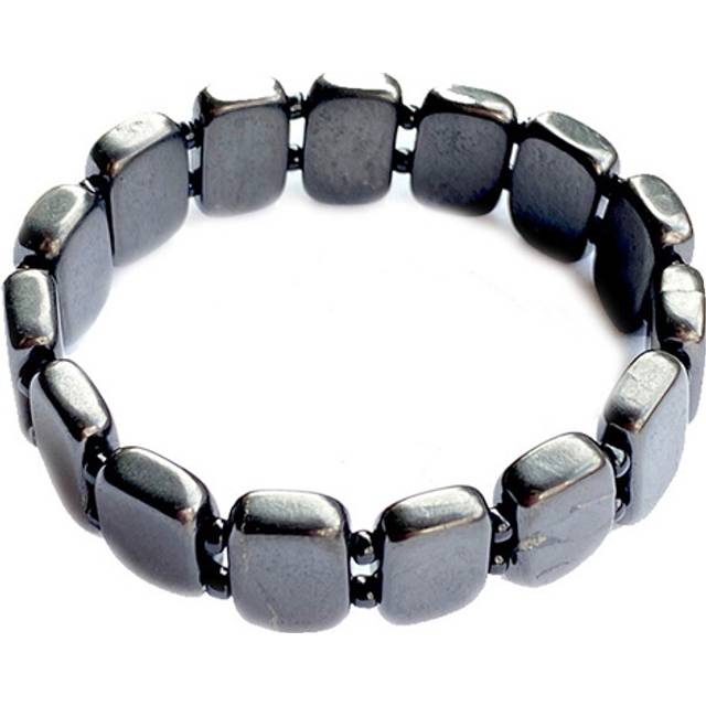 Shungit Armband med rektangulära plattor