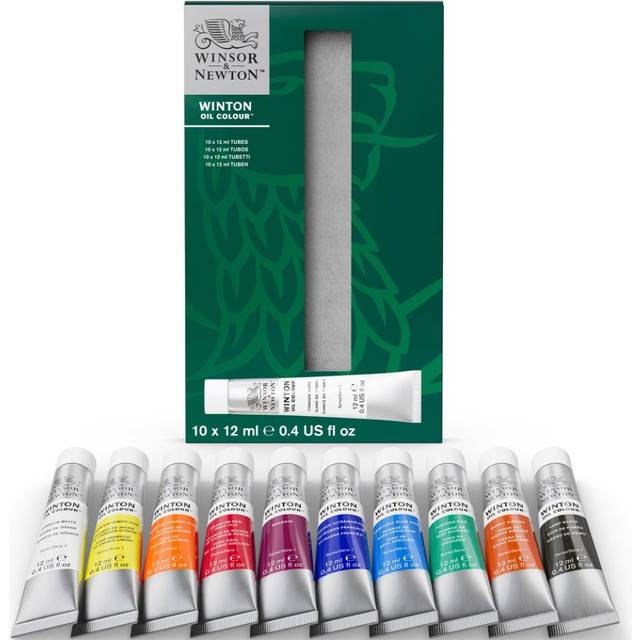 Winsor And Newton Winton Oil Paint 10X12Ml Access Set