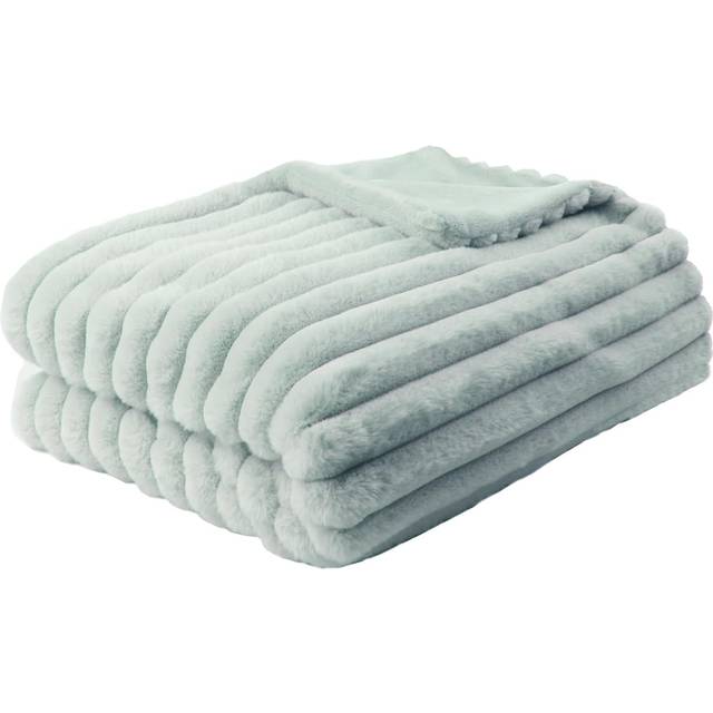 Morritz 100% Polyester Throw - Green (130cm W X 180cm L)