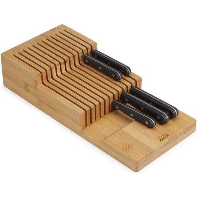Joseph Joseph Drawerstore Large Bamboo 2-Tier Knife Organizer