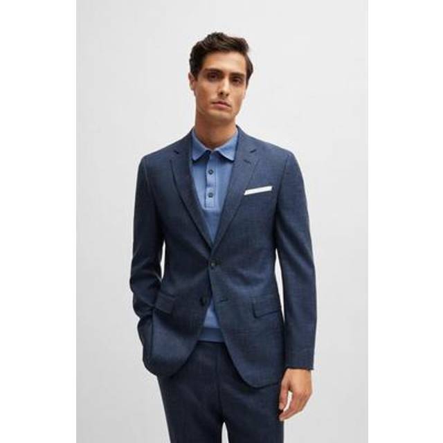 BOSS Hugo Boss Hutson Wool & Linen-Blend Suit Jacket