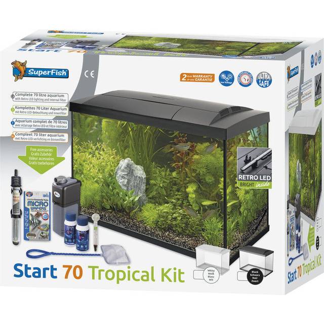 Superfish Start 70 Tropical Aquarium - Black