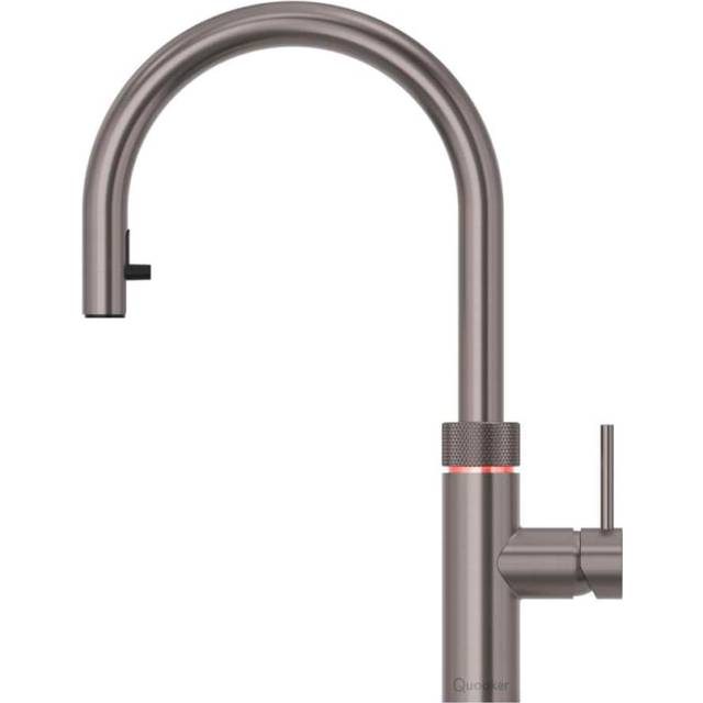 Quooker FXRGME Flex Round Spout Boiling Water Tap with Flexible Pull O