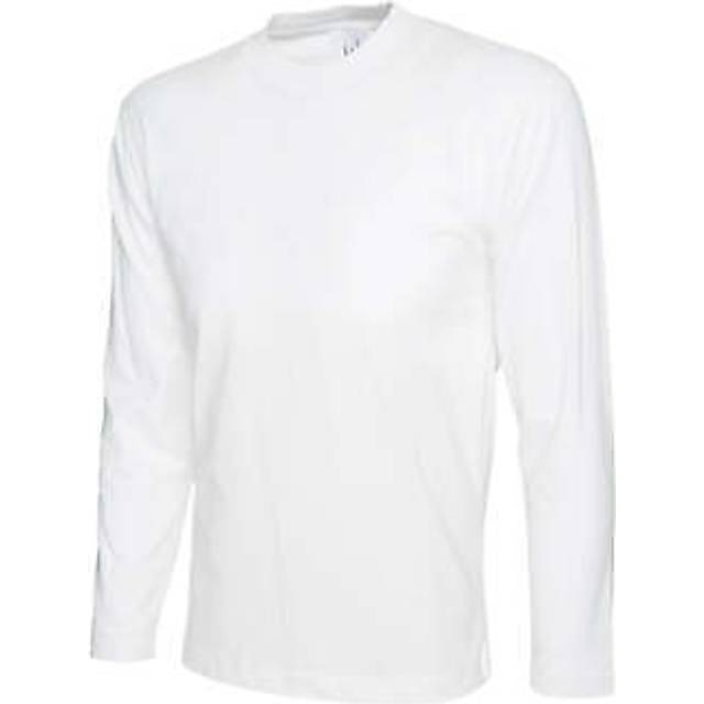 Uneek Long Sleeve T-Shirt UC314 White S Colour: White, Size: S