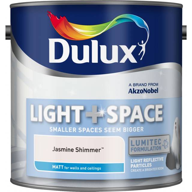 Dulux Light+ Space Matt Emulsion Paint - Jasmine Shimmer - 2.5L