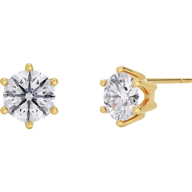 Edblad - Örhängen Crown Studs L Gold - Guld
