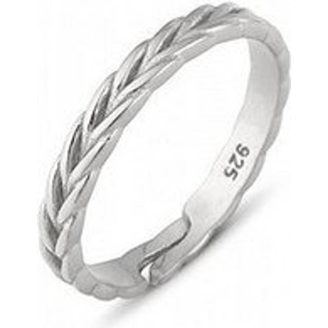 Womens Six Bead Baguette Stone Sterling Silver Earring - Grey - One Size